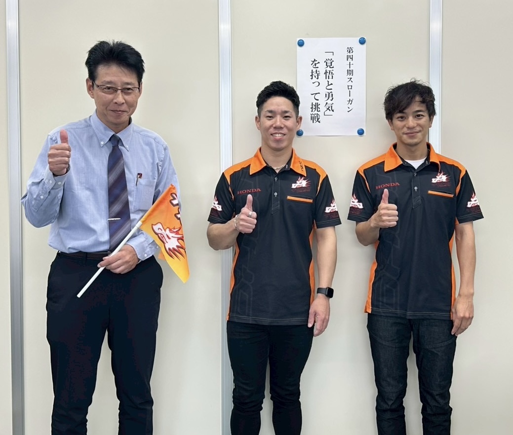【TOHO Racing】 國峰啄磨選手、作本輝介選手が来社されました！